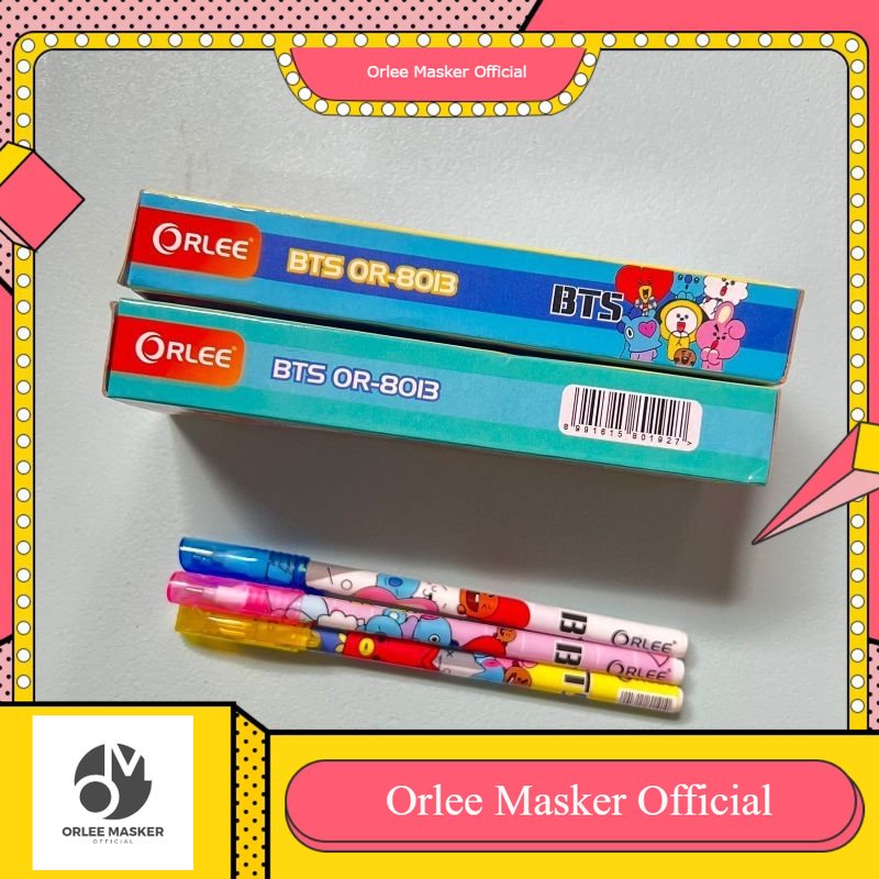 NEW PULPEN ULIR BTS ORLEE VIRAL 1 LUSIN (isi 12)