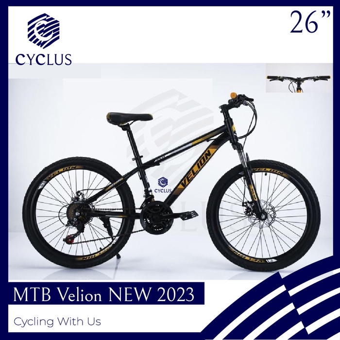Sepeda Gunung MTB Velion Anak Dewasa 26 Inch 21 Speed Murah