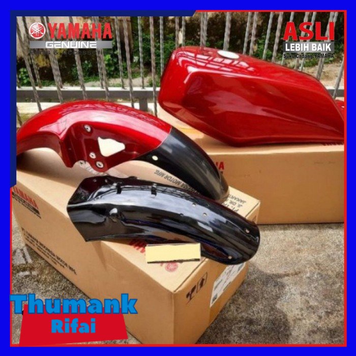 Body Bodi Set Rx king Polos Original Yamaha - set merah