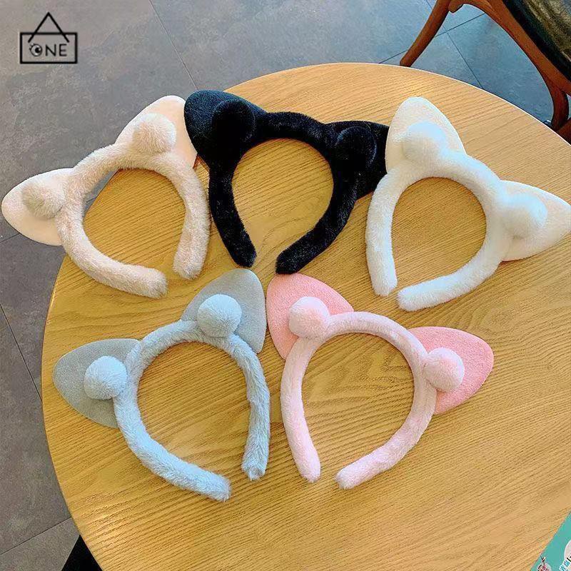 COD❤️Bando Telinga Kucing Mewah Ikat Kepala Gadis Manis Imut Gaya Putri Ikat Kepala-A.one