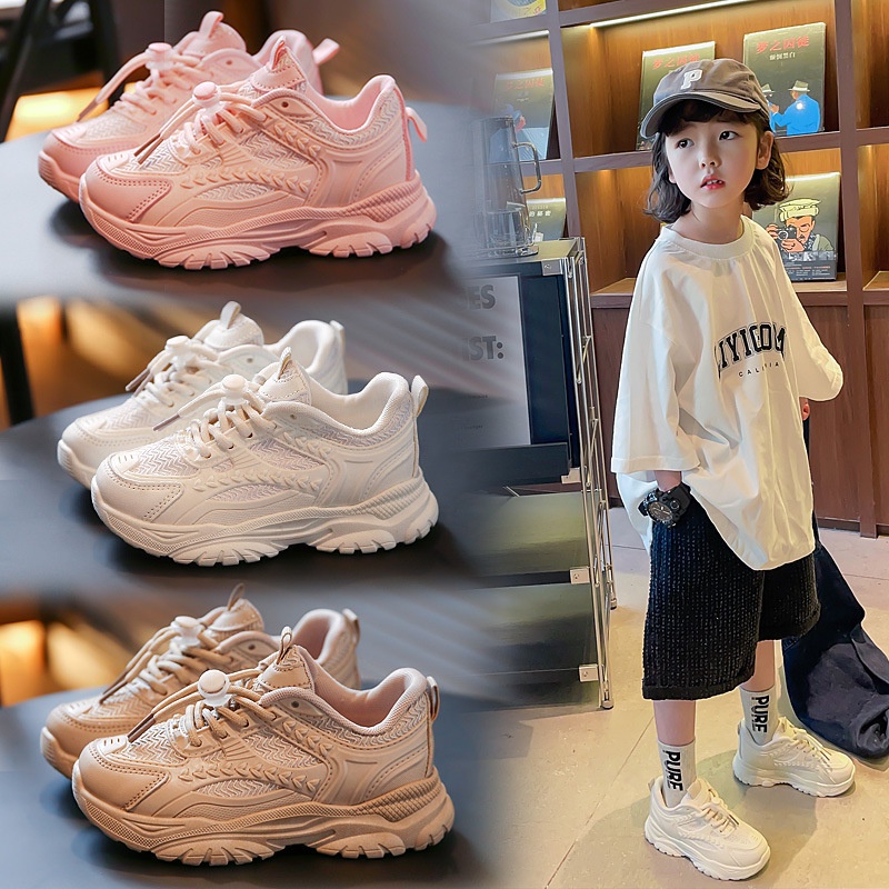 30993 Sepatu Sneakers Anak Wanita Sport Shoes Import Kekinian