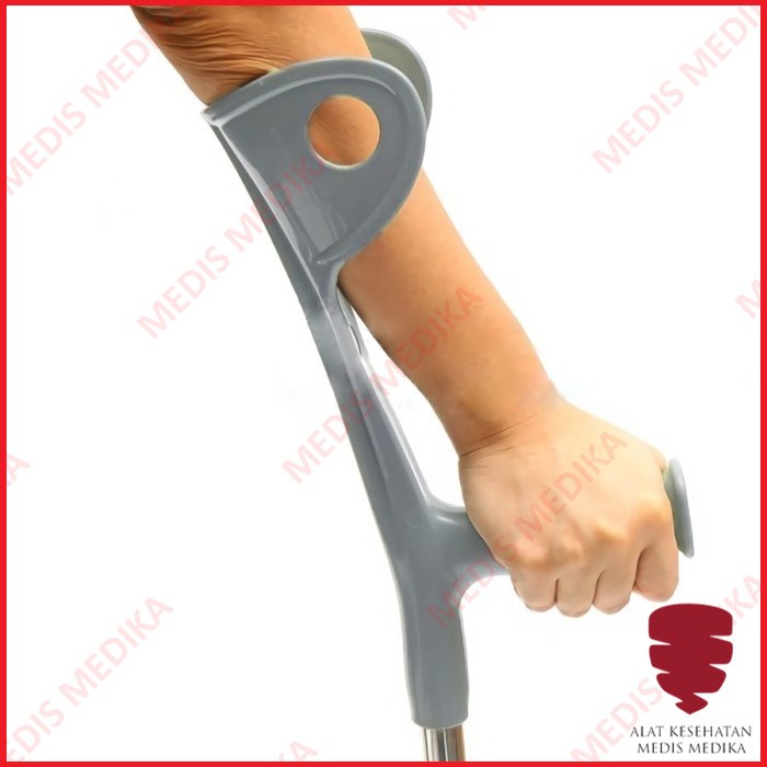 Tongkat Siku Elbow Serenity FS937L Alat Bantu Jalan Kruk Tangan Sikut Crutch Lengan