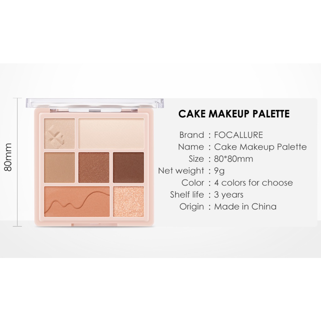 (READY &amp; ORI) FOCALLURE Multi Face Makeup Eyeshadow Highlighter Blush Palette FA 192