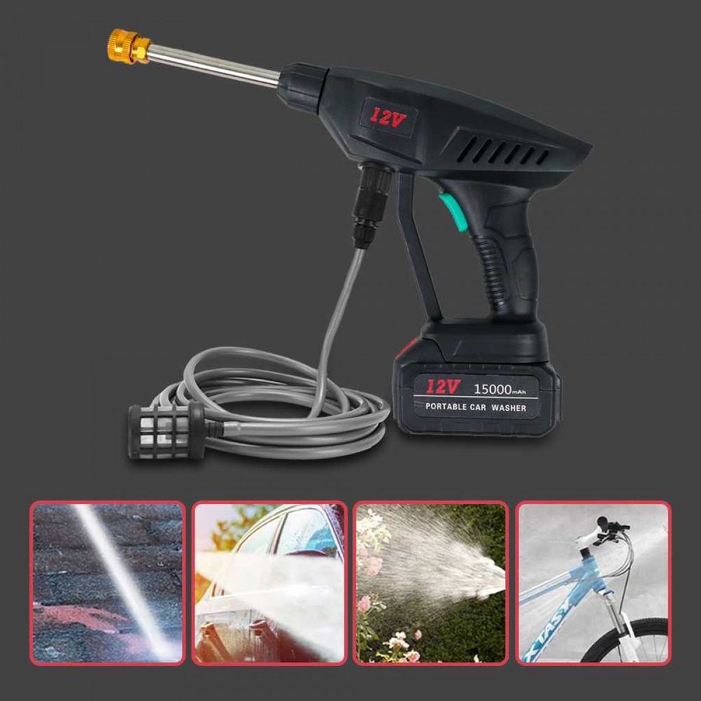 SEATEN Semprotan Air Cuci Mobil High Pressure 30Bar with 5M Hose