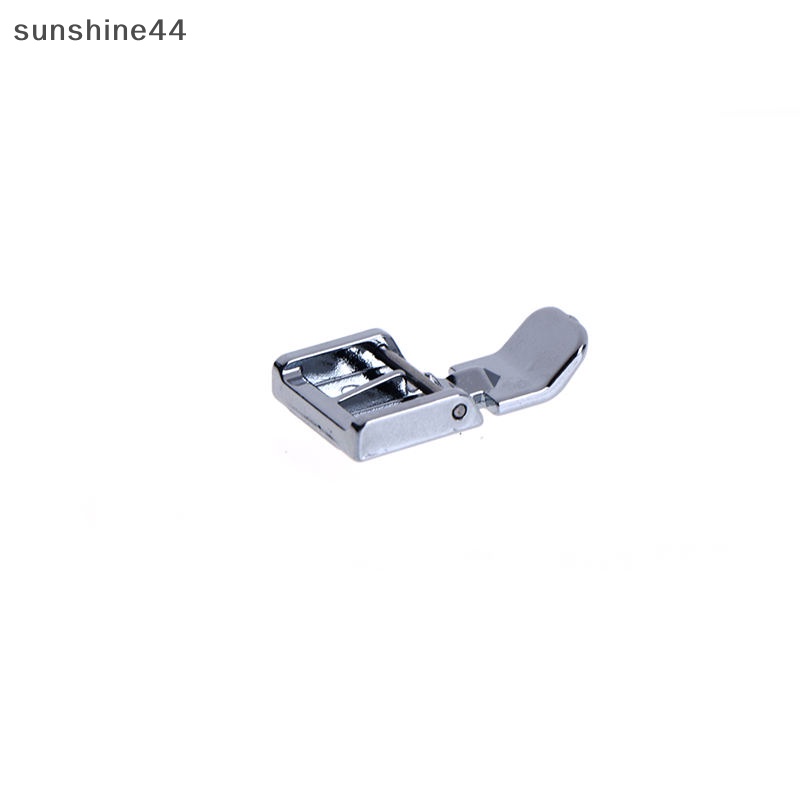 Sunshine 2sisi Metal Zipper Presser Foot Kaki Untuk Aksesori Jahit Mesin Jahit Snap-on ID