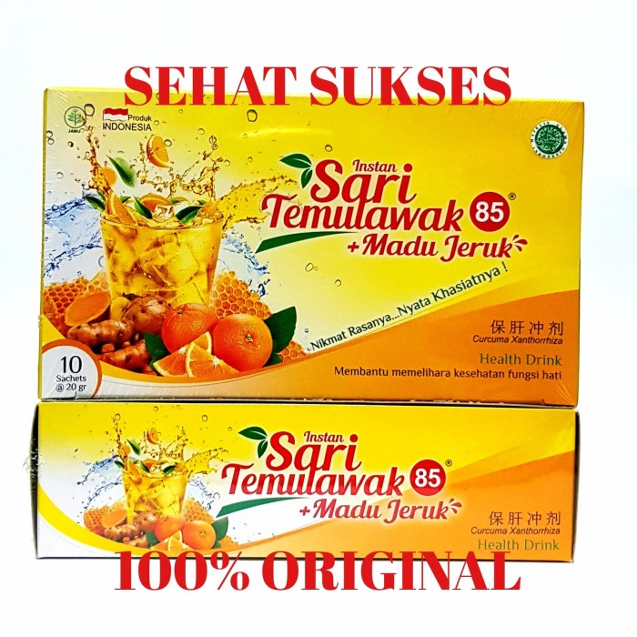 

GHA | Sari Temulawak 85 MADU JERUK - Membantu Memelihara Kesehatan Hati