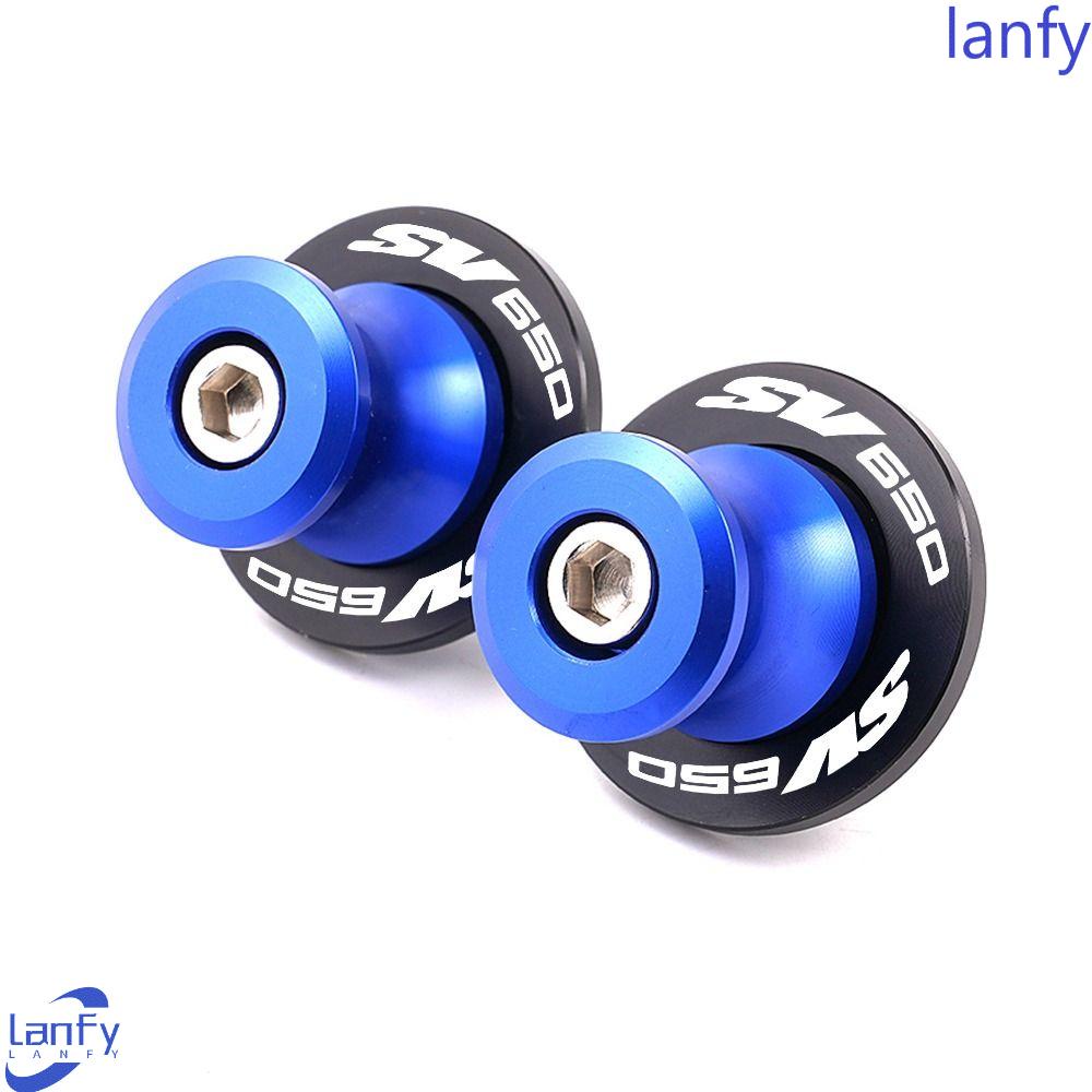 Lanfy Motor Swingarm Spools Slider Dimodifikasi Untuk Suzuki Aksesori Motor Paduan Aluminium Sekrup Swing Arm Protector Motor Sliders Screw