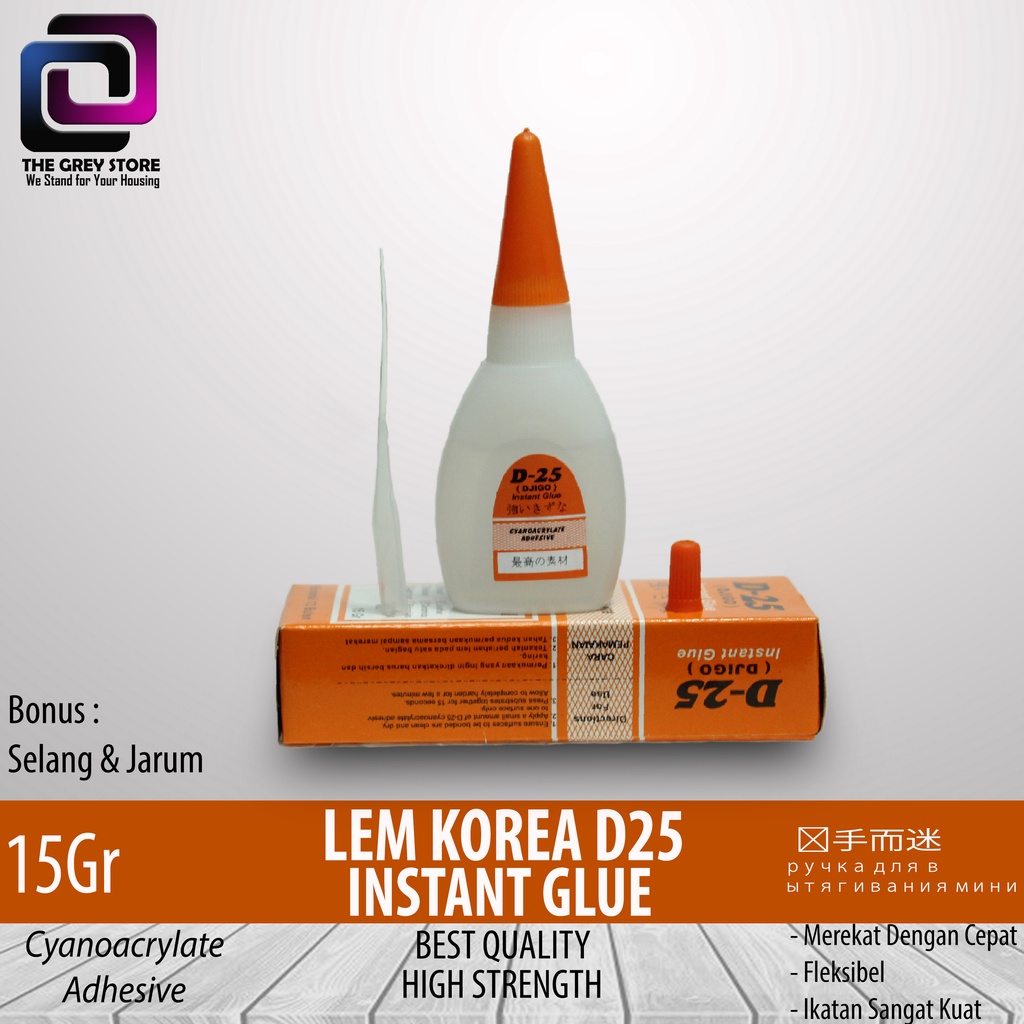 

LEM KOREA ONE DROP D25 ORIGINAL MURAH / LEM SERBAGUNA INSTANT GLUE
