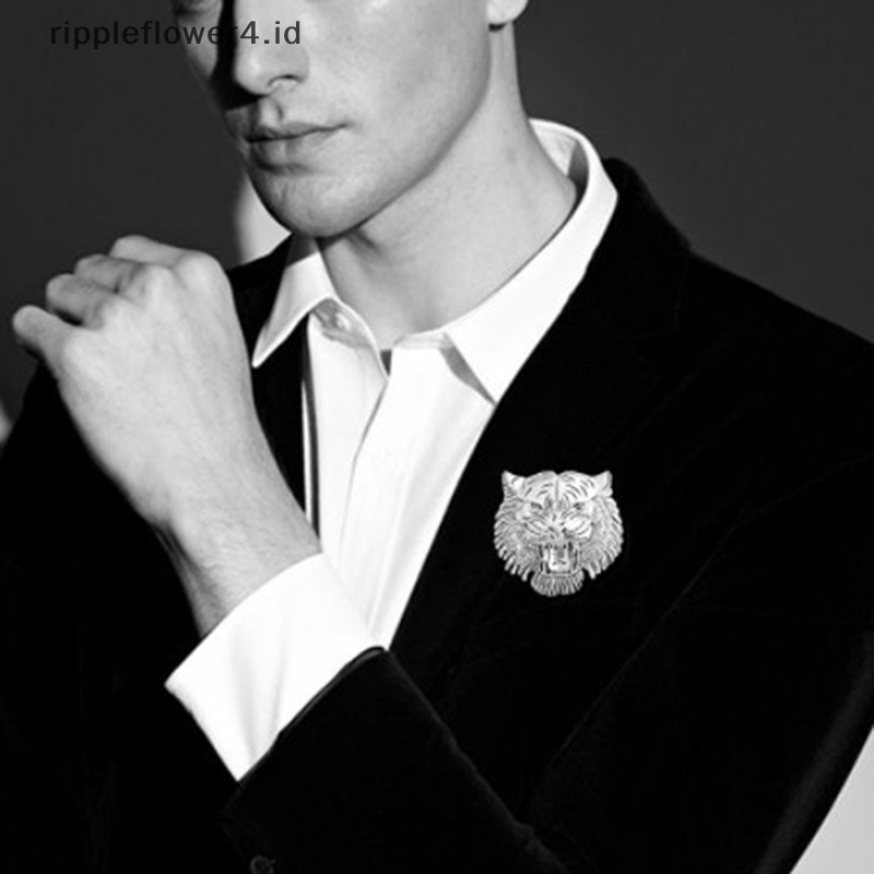 {rippleflower4.id} Roaring Tiger Bros Wanita Pria Besar Kepala Harimau Pesta Bros Santai~