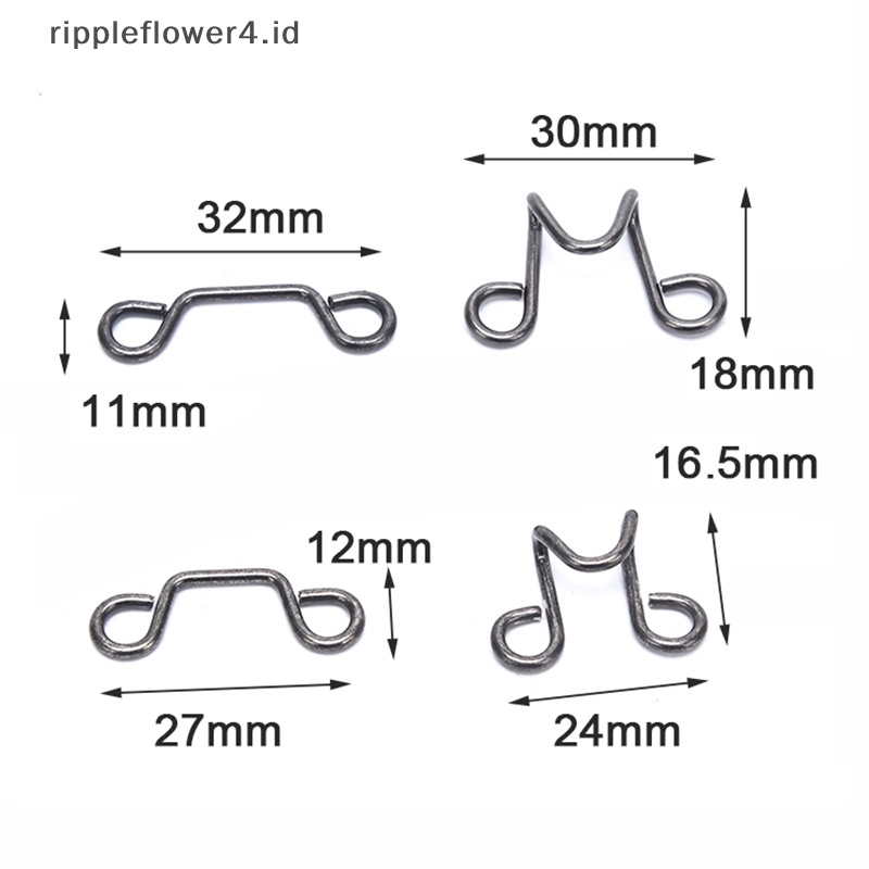 {rippleflower4.id} 1set DIY Invisible Adjust Button Metal Jeans Waist Removable Buckle Waist Button~