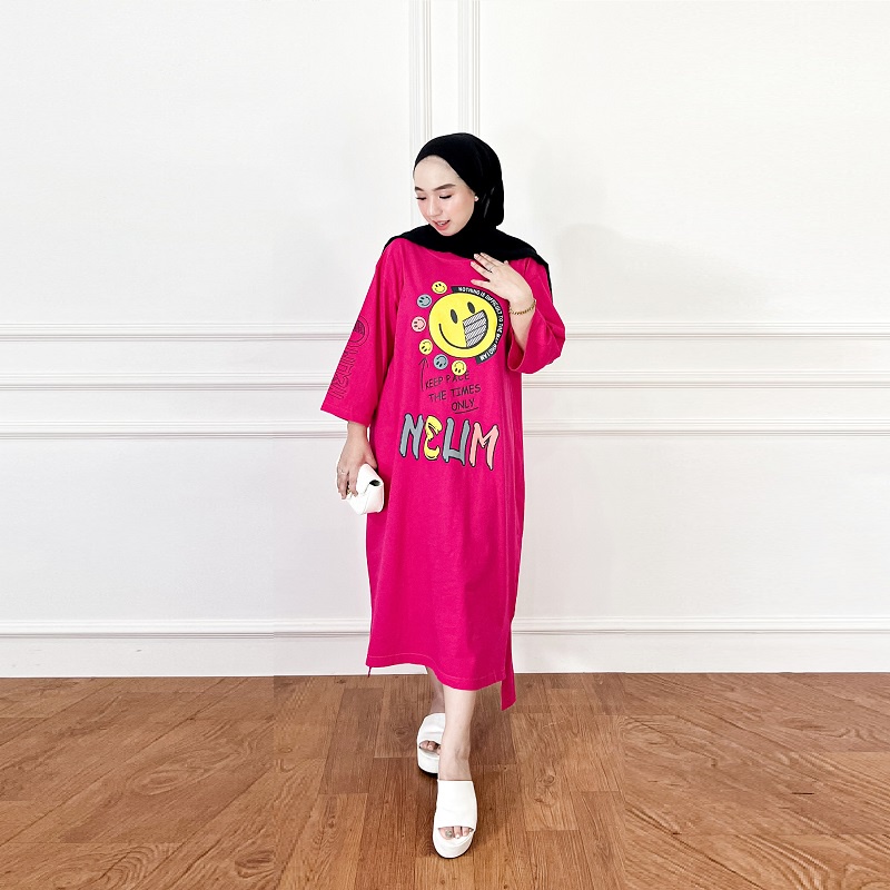 atasan wanita//baju wanita//baju terusan wanita panjang//murah tapi mewah-long tunik jumbo Ld 120 im