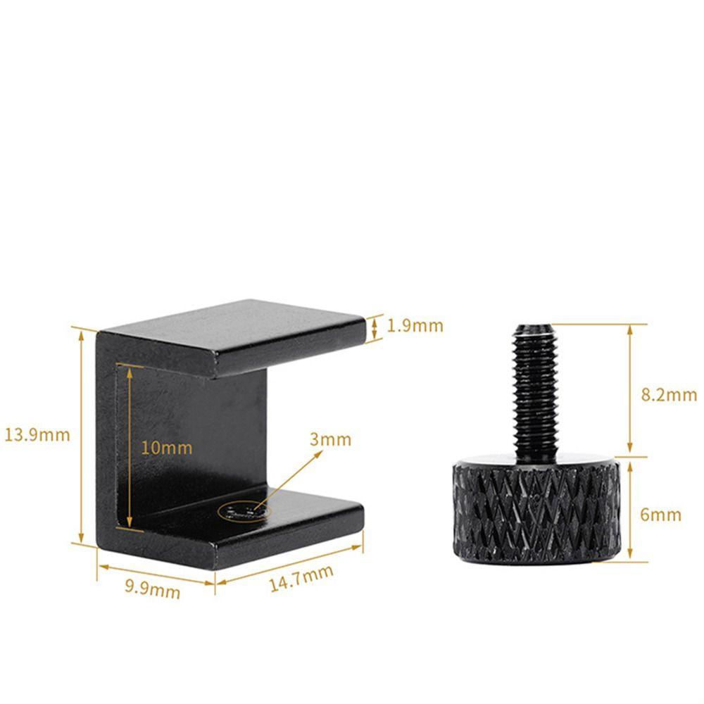 Populer Penjepit Klip Bed Kaca Printer 3D Mudah Digunakan Aksesoris Printer 3D Handal Aluminium Alloy