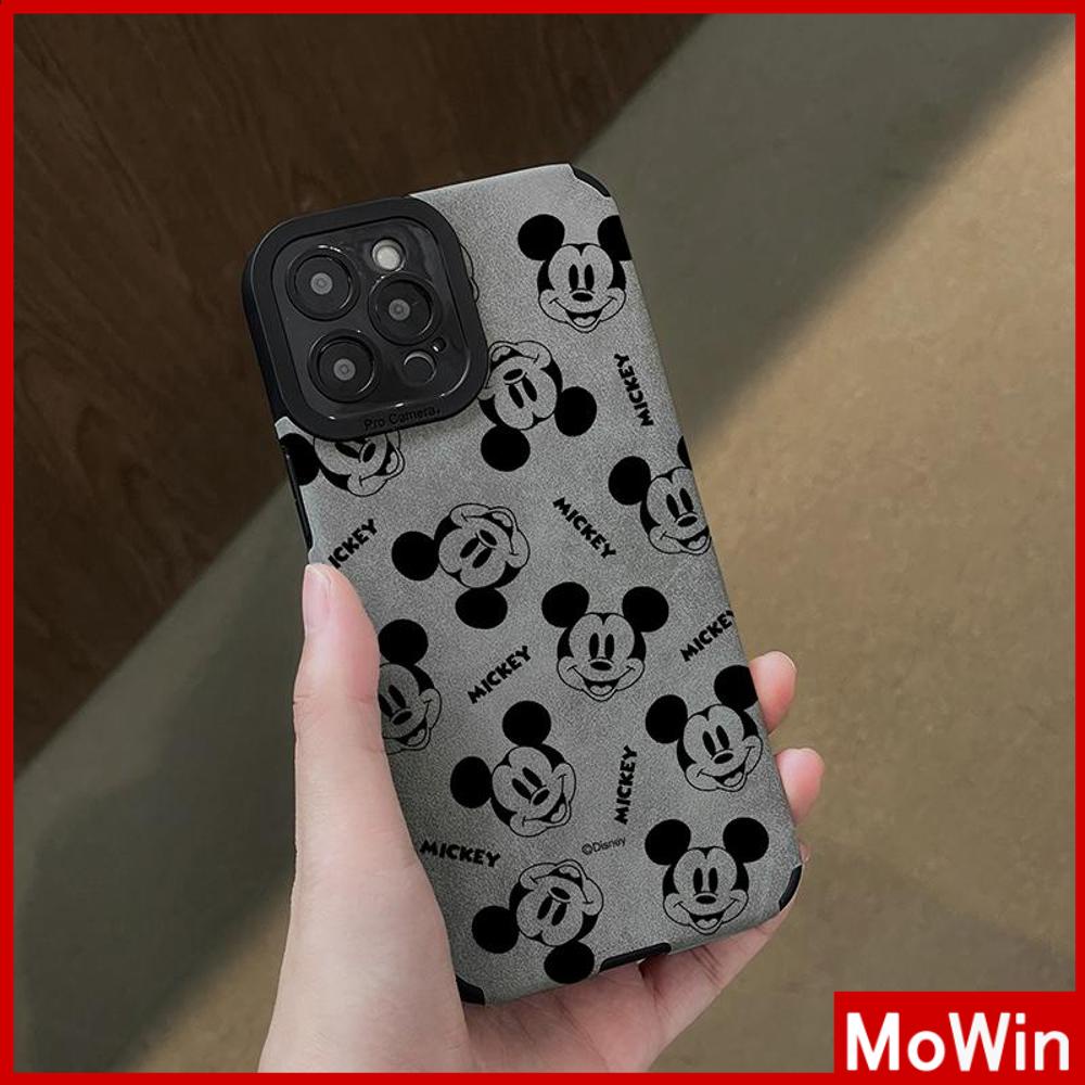 Case iPhone 14 Pro Max iPhone Case Murid Penutup Mata Suede Tahan Guncangan Kamera Case Perlindungan Lucu Kartun Mouse Kompatibel dengan iPhone 13 Pro max 12 Pro Max 11 xr xs max 7Plus 8Plus