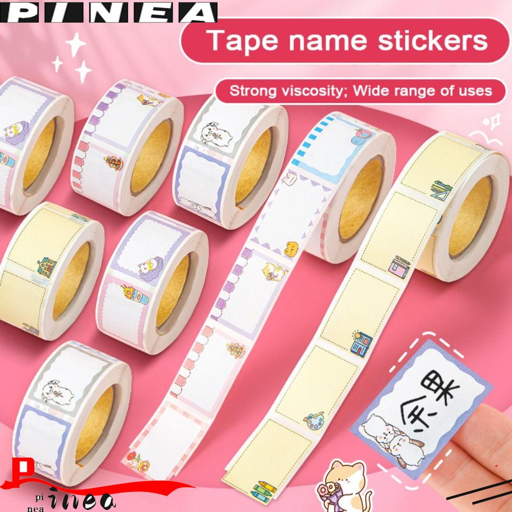 Nanas 2roll Label Stiker Hadiah Siswa Dapat Ditulis Tahan Air Diy Scrapbooking Botol Tag