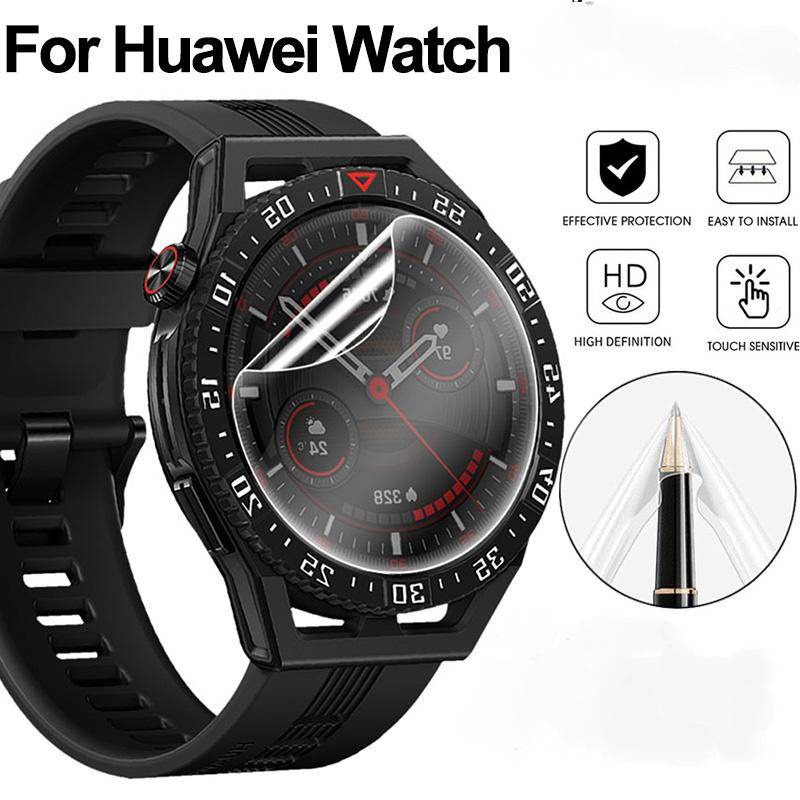 Film Hydrogel Bening Untuk Huawei Watch 4pro Smart Watch Anti blue light Pelindung Layar Bukan Kaca Untuk Huawei Watch4 Pro 46mm 48mm