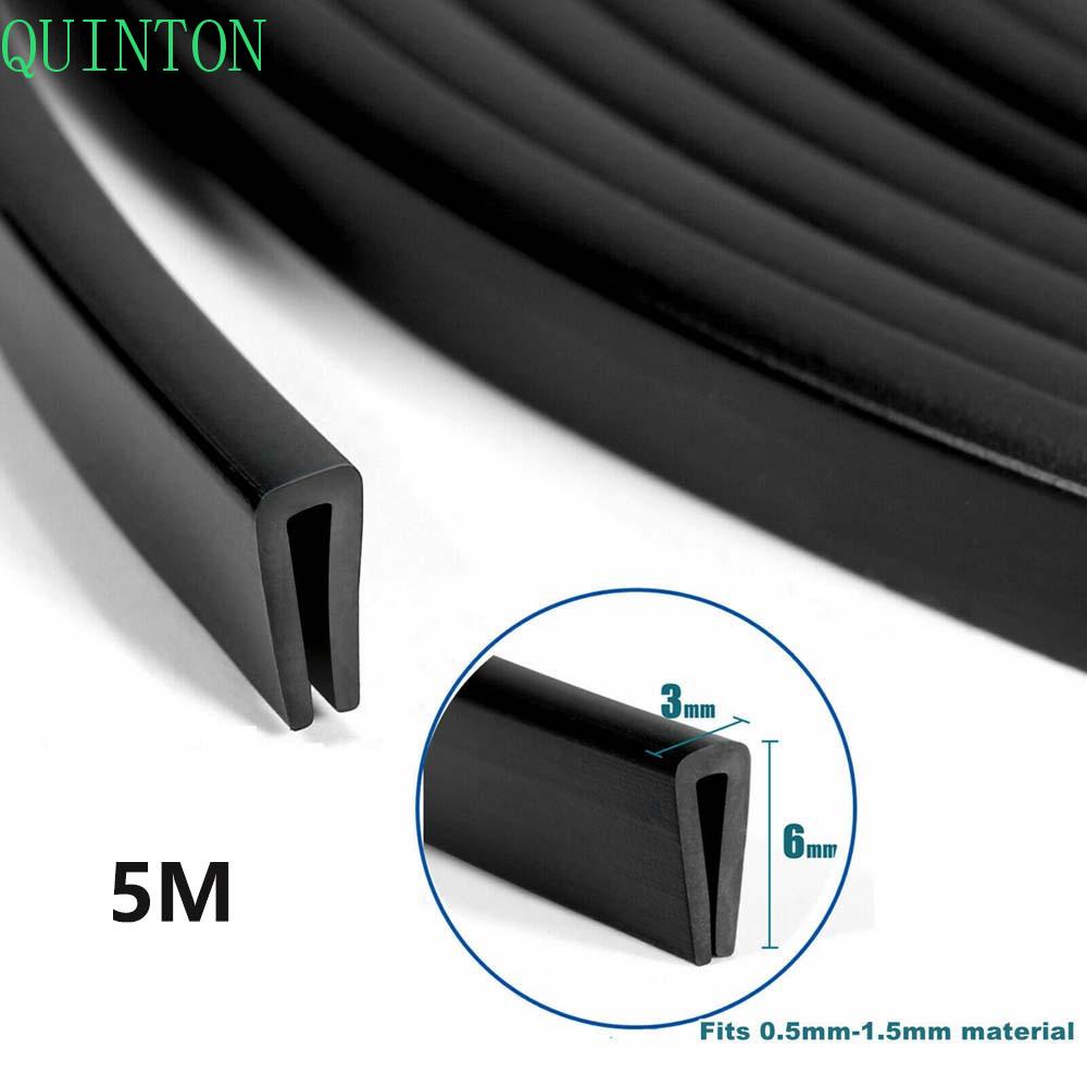 Quinton Pelindung Tepi Pintu Mobil U-shape Noise Insulation Accessories Auto Roof Sealant Protector Edge Sealing Strips