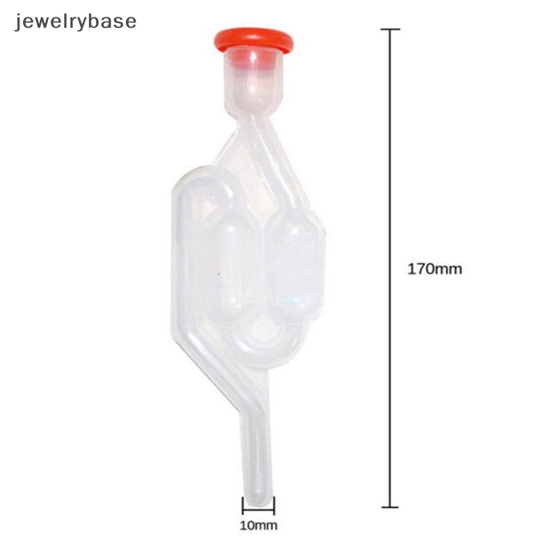 [jewelrybase] Wine Fermentasi Airlock Valve Plastik One-Way Exhaust Seal Beer Alat Seduh Butik