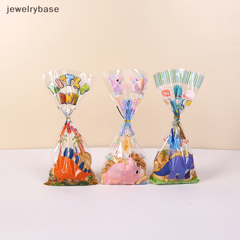 [jewelrybase] 50pcs Tas Hadiah Dengan Kabel Ikat Permen Biskuit Packing Bags Mengobati Baking Bags Boutique