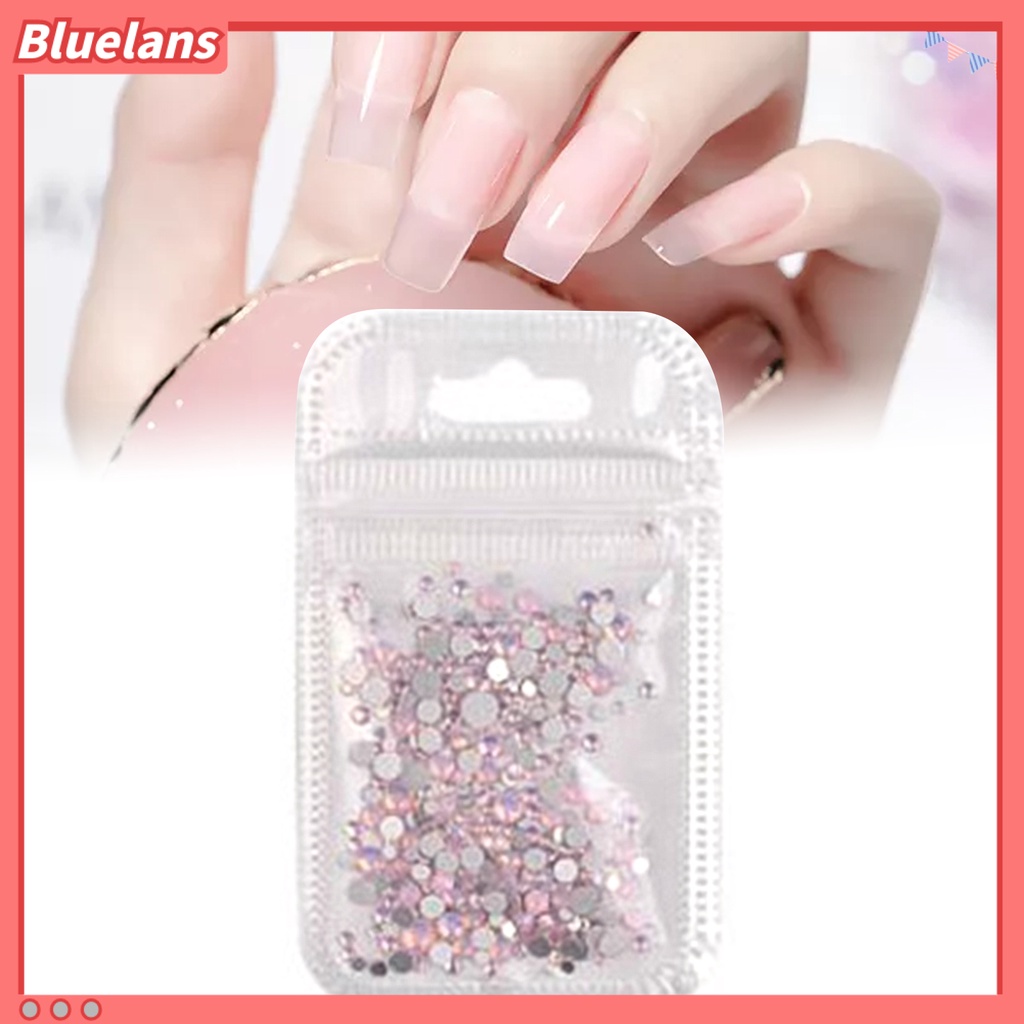 [BLM] Hiasan Kuku Nail Art Rhinestones Sparkling Pretty Dekorasi Kuku Flat Back Clear Strass Stones Untuk DIY