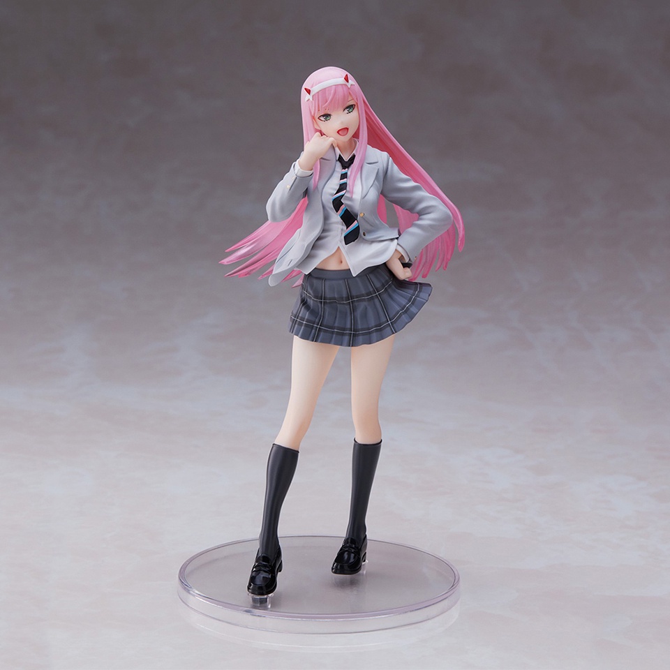 Darling in the FranXX Anime Figure02 ZERO TWO Kawaii Model Lucu Berdiri Baru 18CM PVC Statis Mainan Dekorasi Boneka