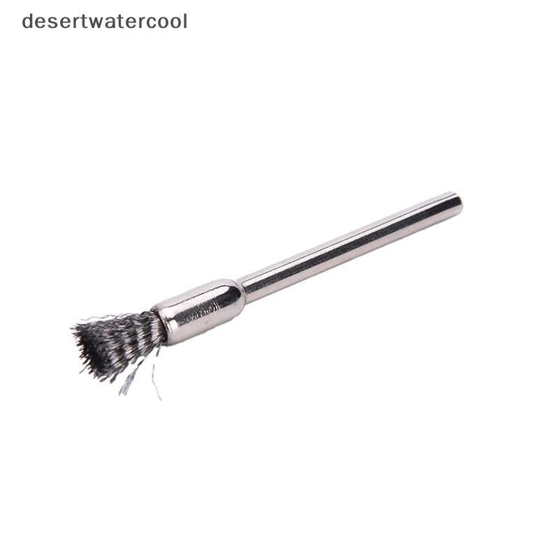 Deid New 10pc Sikat Kawat Mini Brushes Cup Wheel Untuk Gerinda Atau Bor 3x5mm Martijn