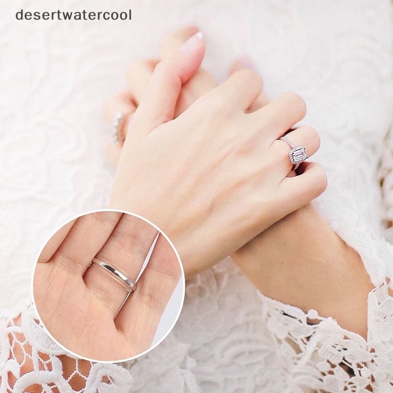 Deid 8ukuran Silikon Invisible Clear Ring Size Adjuster Mengencangkan Pengecil Alat Perhiasan Martijn