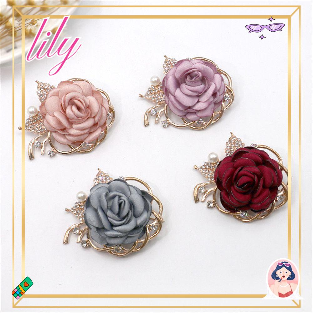 Lily Bros Pin Pesta Perhiasan Mutiara Imitasi Aksesoris Fashion Pesona Hadiah Pernikahan Boutonniere