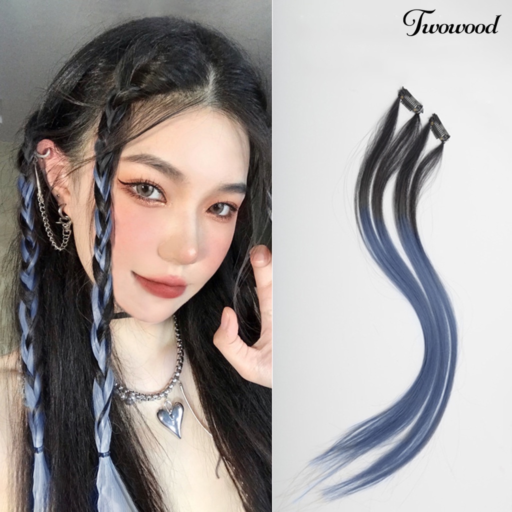 Twowood Invisible Extensions Hair Adjustable One-piece Ringan Simulasi Rambut Ekstensi Seamless Untuk Wanita