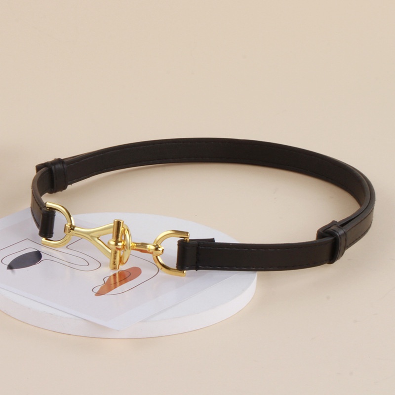 Ikat Ban Pinggang Adjustable A190Y Korea Fashion Kulit Thin Tali Sabuk Cewe Women Belt