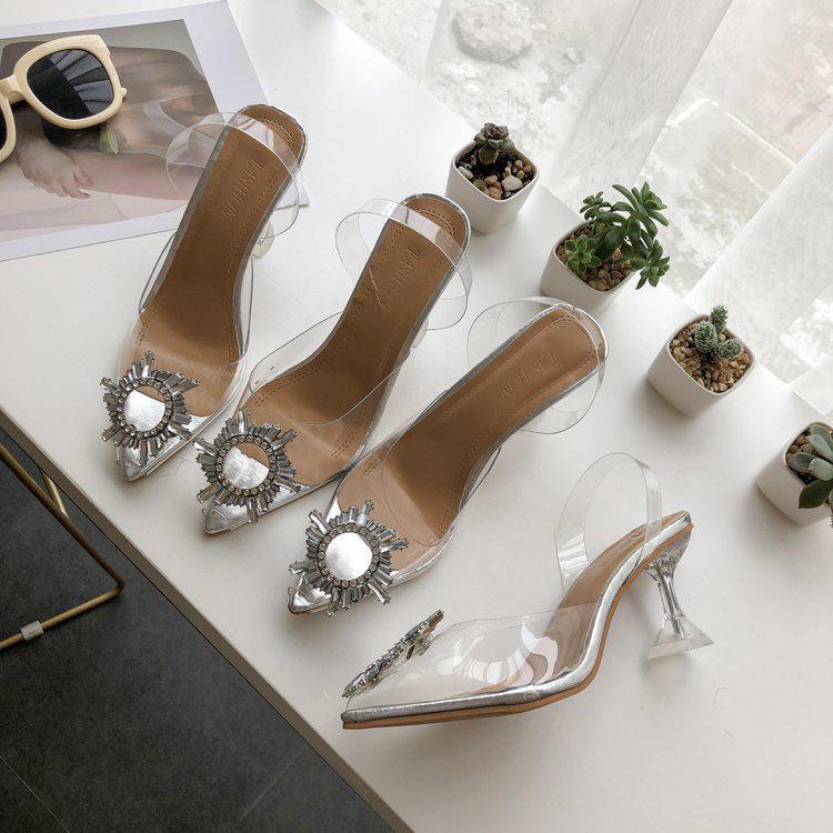 Fashion Sepatu Heels Bohemian Transparan [COD] 0129