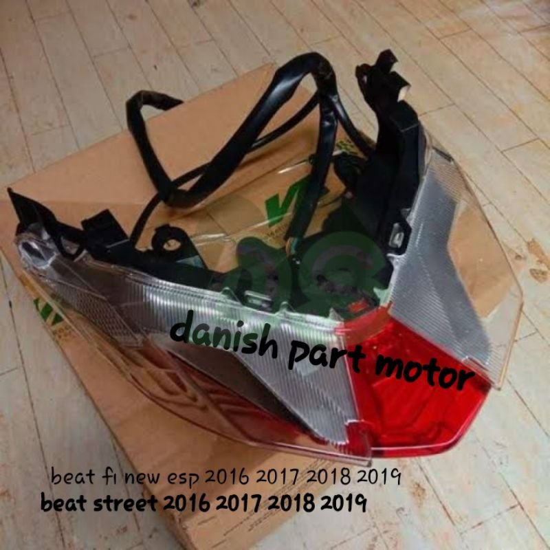 lampu belakang honda beat street 2016 - 2019 / reflektor lampu belakang beat street fi