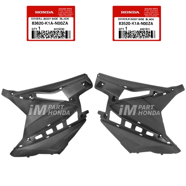 Cover Sambungan Body Kanan Kiri Beat LED K1A 83520-K1A-N00ZA 83620-K1A-N00ZA