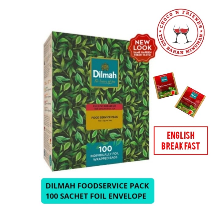 

N.E.W Teh Dilmah 100sachet English Breakfast