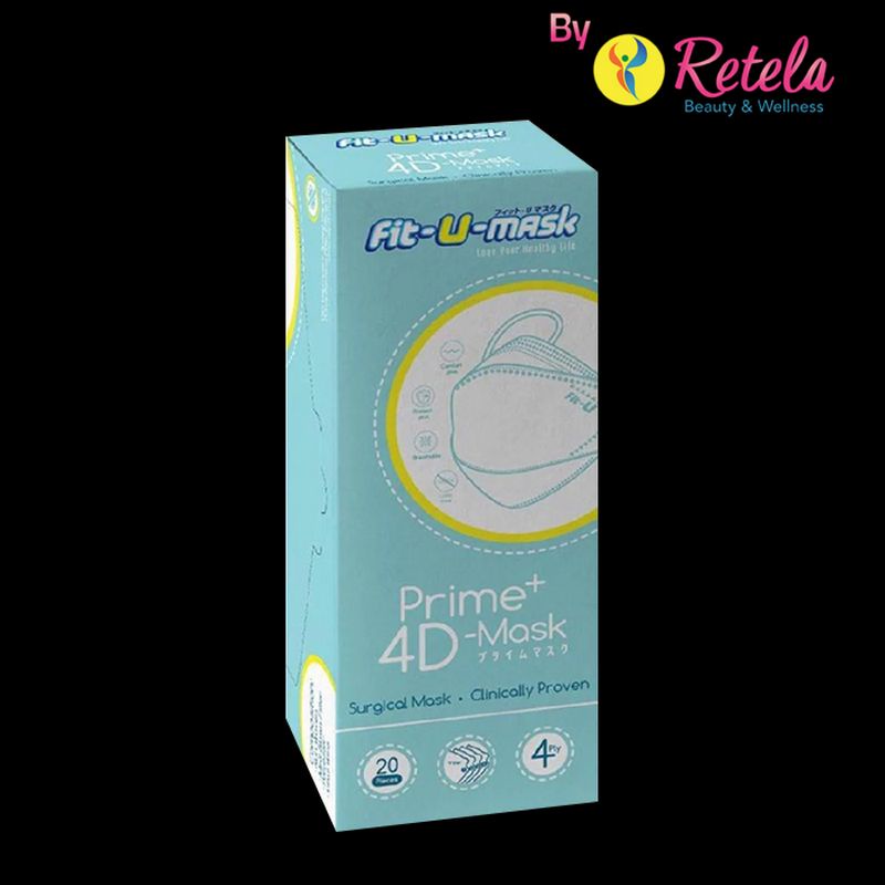 FIT U MASK 4D PRIME+BOX 1 BOX 20PCS