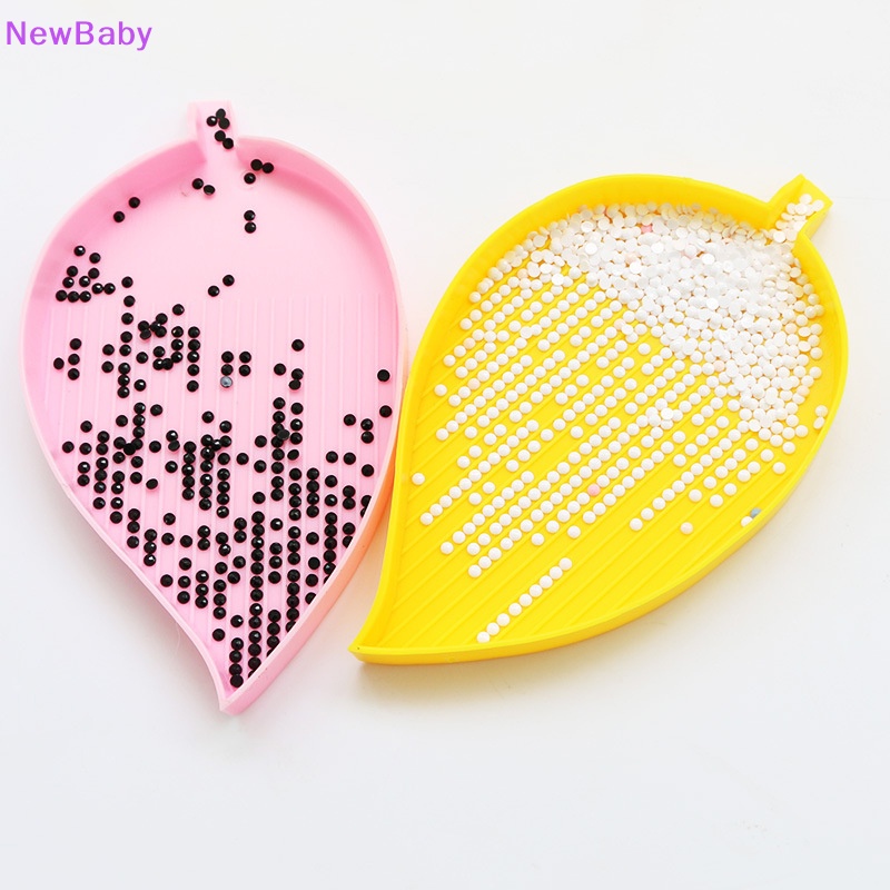 Newbaby 1pasang Diamond Paing Tray Drill Plate Piring Manik-Manik Diamond Paing Nail Art ID