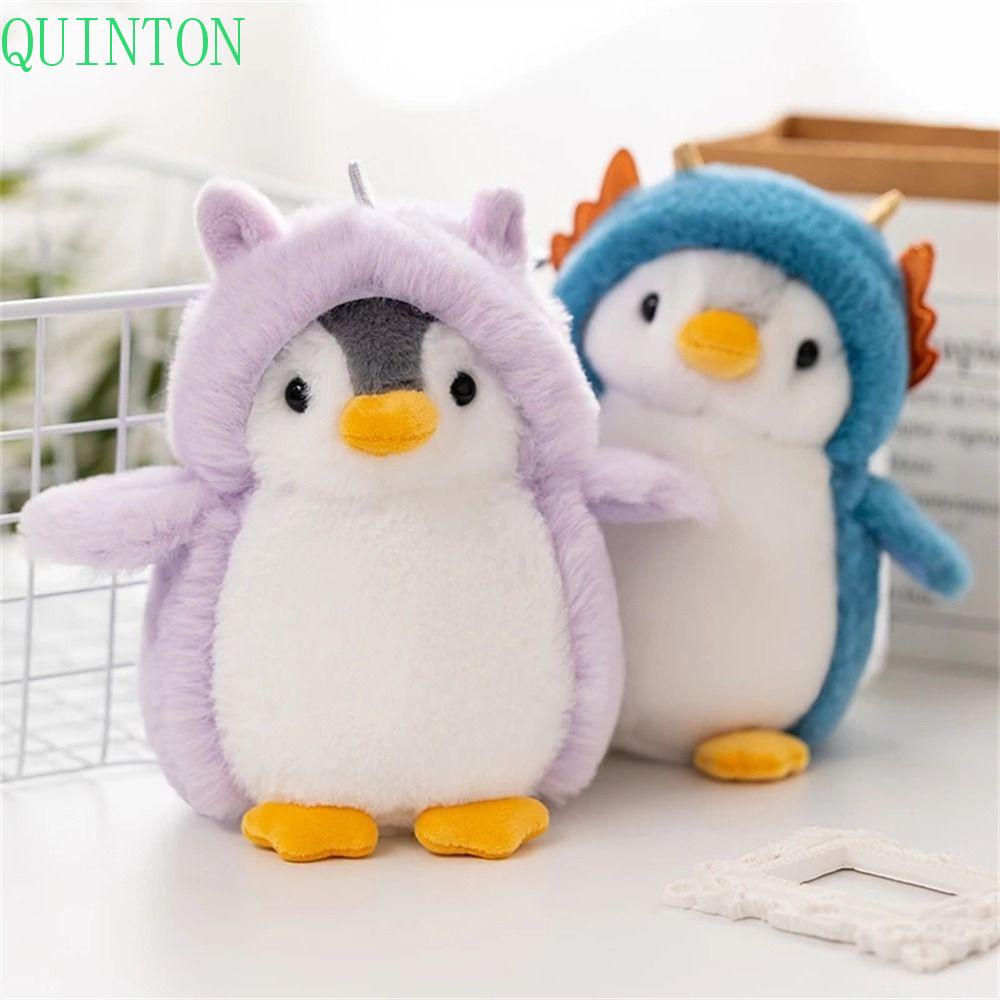 Quinton Pinguin Mainan Mewah Gadis Hadiah Kartun Dinosaurus Cross-dress Untuk Bayi 20cm Plush Animal Doll