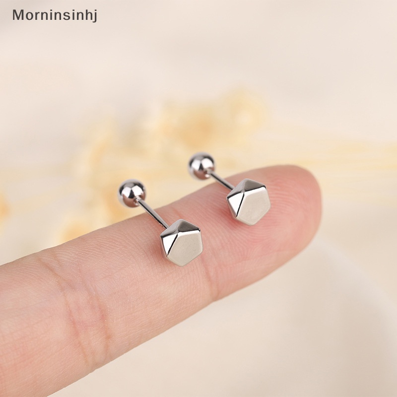 Mornin 1pasang Anting Desain Sederhana Kuku Tulang Telinga Untuk Wanita Anting Tulang Rawan Anting Spiral Stud Earring Body Jewelry Gifts id