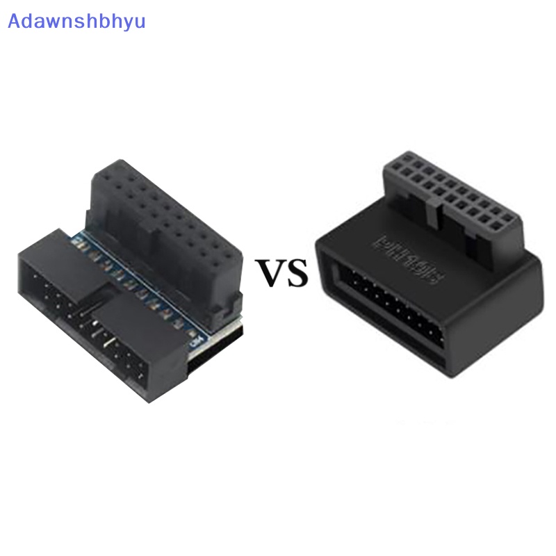 Adhyu Adapter Ekstensi USB 3.0 20pin Male to Female Siku 90derajat Untuk Motherboard ID