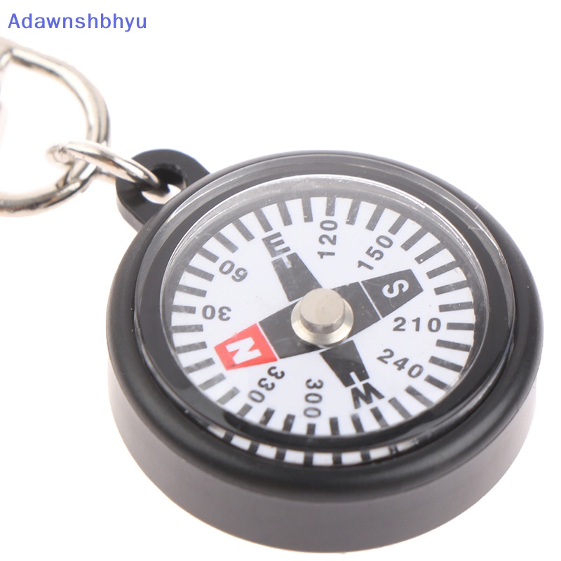 Adhyu Kompas Survival Mini Outdoor Camping Hiking Pocket Navigator Gantungan Kunci Compass ID