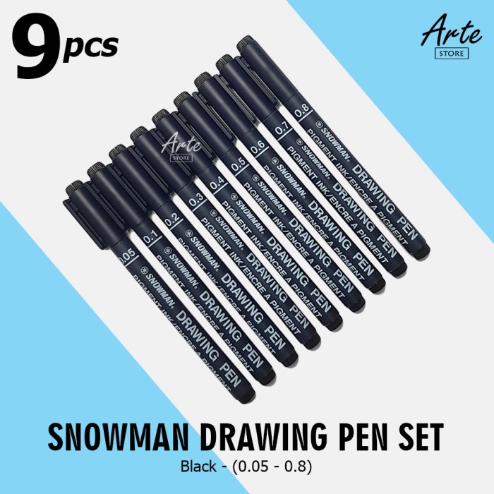 

Drawing Pen Set 8 pcs - 8 pcs
