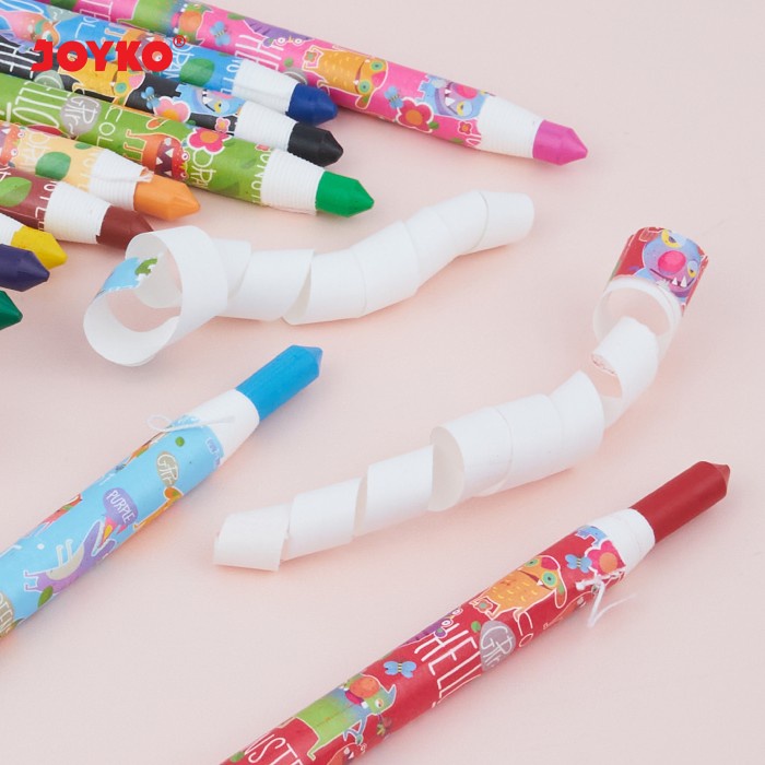 

Krayon Roll Kertas Paper Roll Crayon Joyko ROCR - 12 Warna