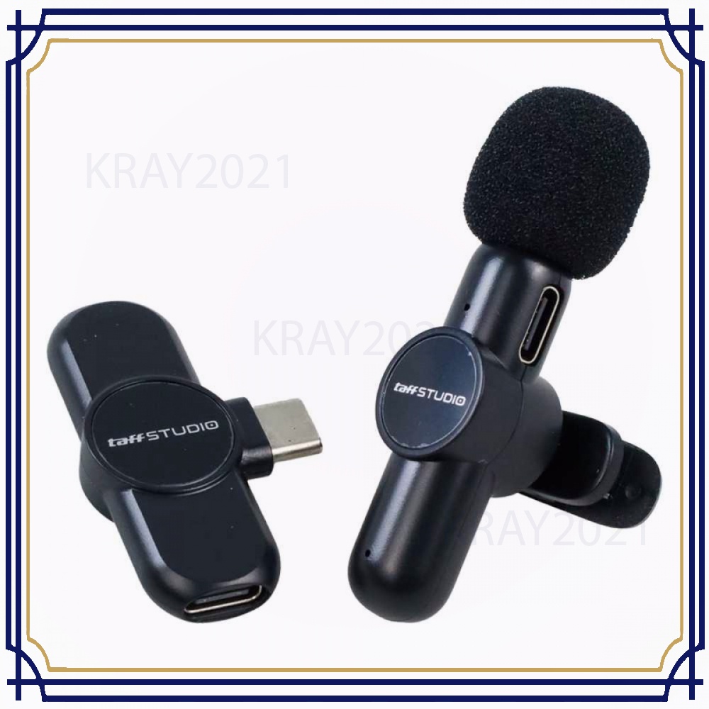 Wireless Lavalier Lapel Microphone Vlogger USB Type C LM050