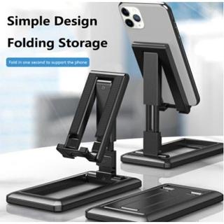 Dudukan Sandaran Hp Tablet Pad / Phone Holder Lipat Universal Support Stand Meja Folding Desktop HD28 [MF]