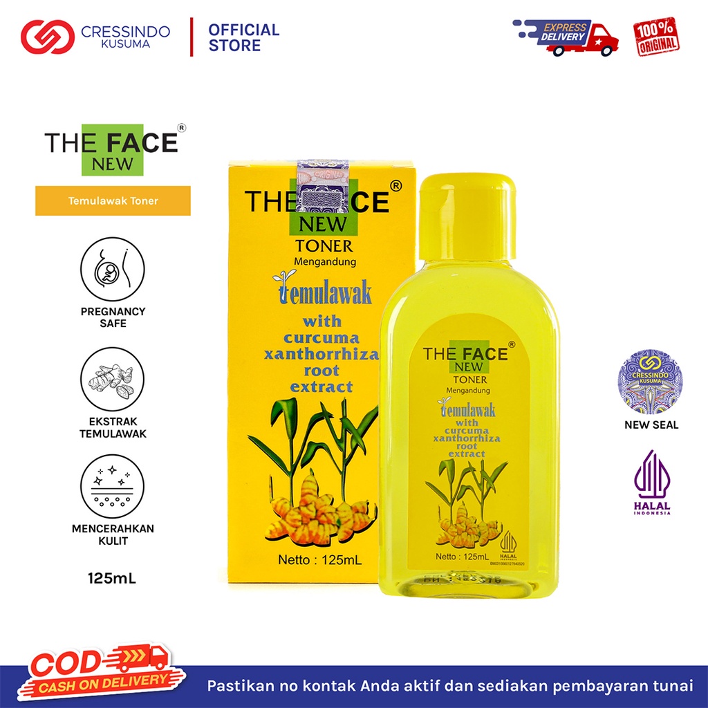 THE FACE Temulawak Toner 125ml - Melembabkan &amp; Mencerahkan