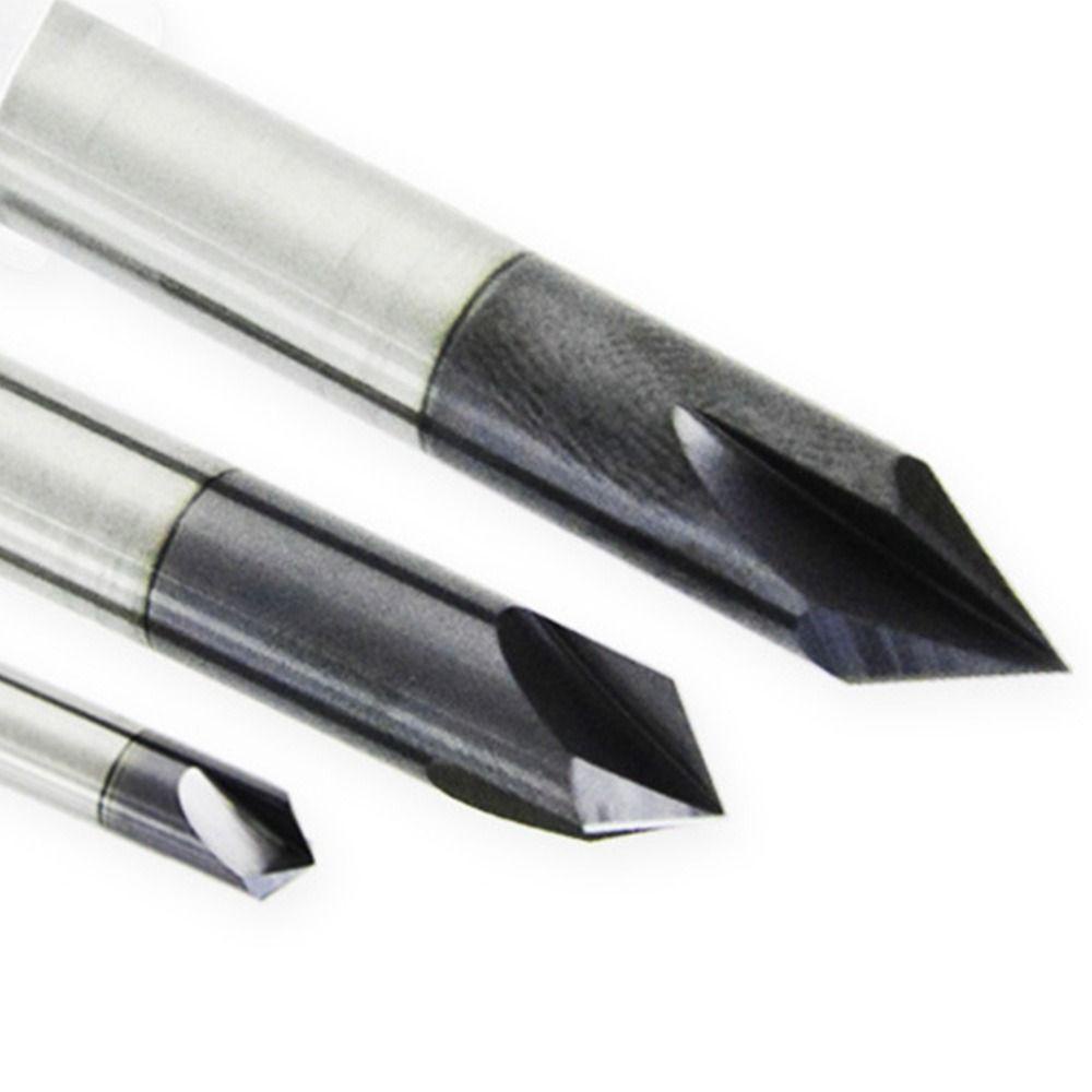 Populer Alur Lurus Chamfering 10gaya60 /90 /120Derajat CNC Alat Pemotong Milling