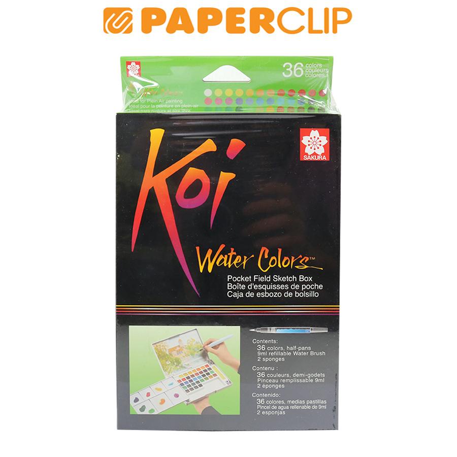 

CAT AIR / WATERCOLOR KOI SAKURA XNCW36N POCKET FIELD SKETCH BOX 36C