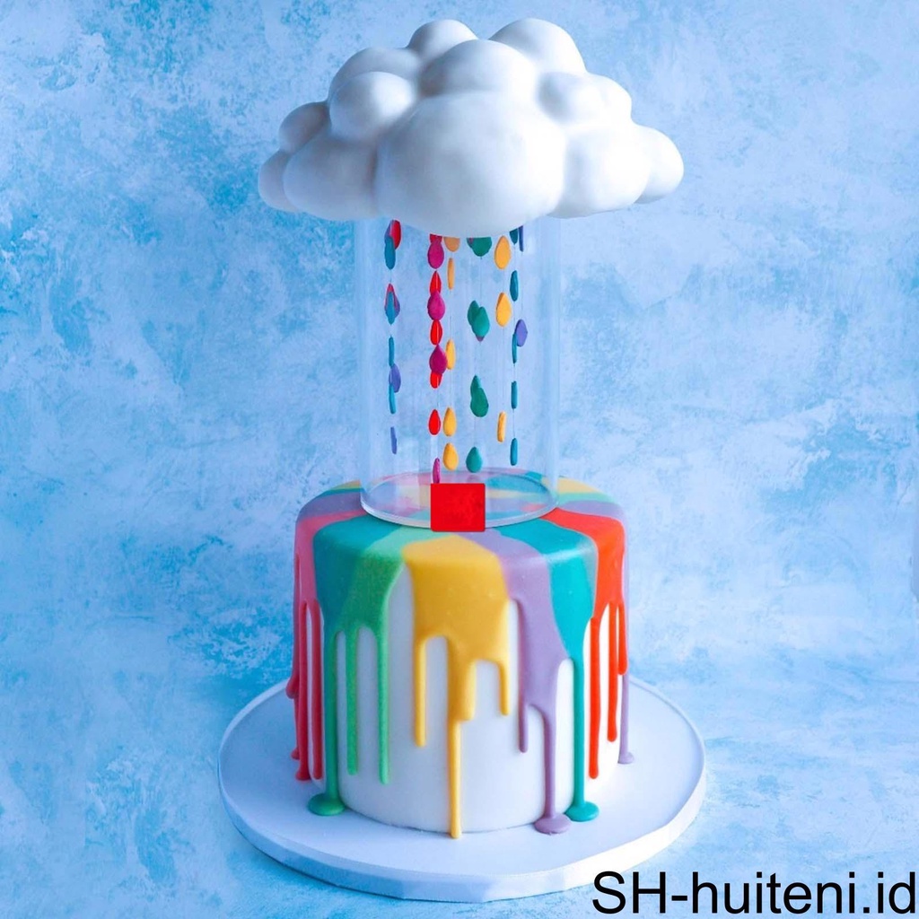 Acrylic Cake Stand Cake Riser Tier Alat Kue Cake Untuk Ulang Tahun Pernikahan