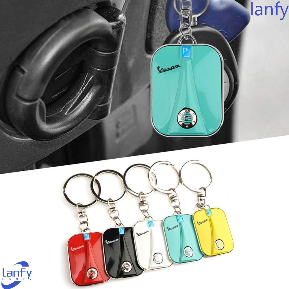 Lanfy Vespa Gantungan Kunci Aksesoris Motor Untuk Vespa PRIMAVERA Untuk Vespa GTS Key Holder Zinc alloy Scooter Key chain