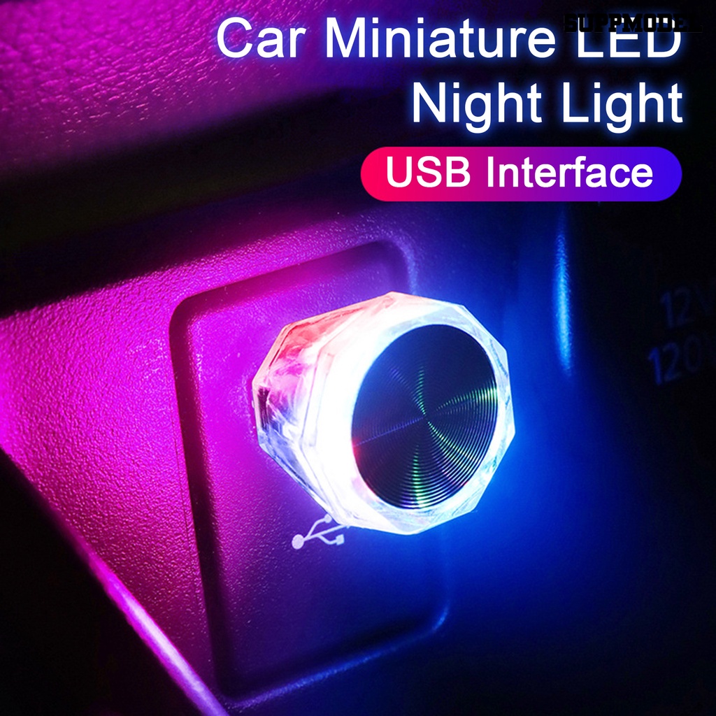 [SM]Lampu Ambient Mobil Antarmuka USB Plug And Play Buat Suasana Universal Mobil Miniatur Lampu Malam LED Aksesoris Interior