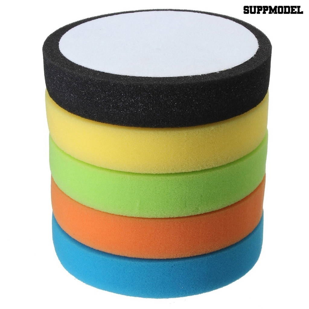 [SM]6 Inch 150mm Spons Buffer Soft Polishing Sponge Alas Poles Bulat Untuk Mobil